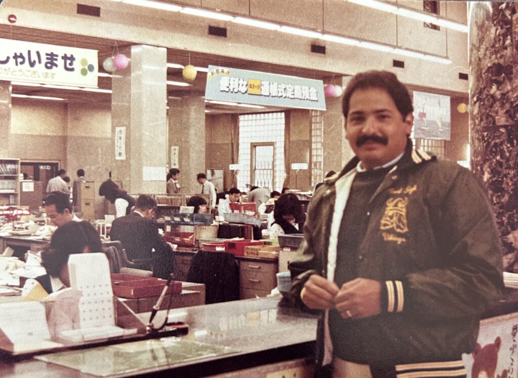 Carlos Sardo 1984 with WHS Soccer in Japan