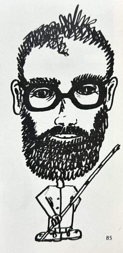 Caricature of Chuck Rosengard