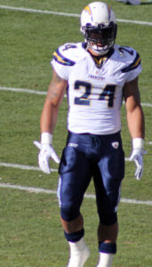 Ryan Mathews playing for San Diego Chargers